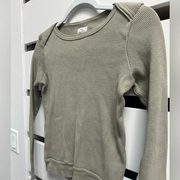 RVCA Junior Sedona Long Sleeved Thermal T-Shirt Army Green Size Small - Picture 7 of 7